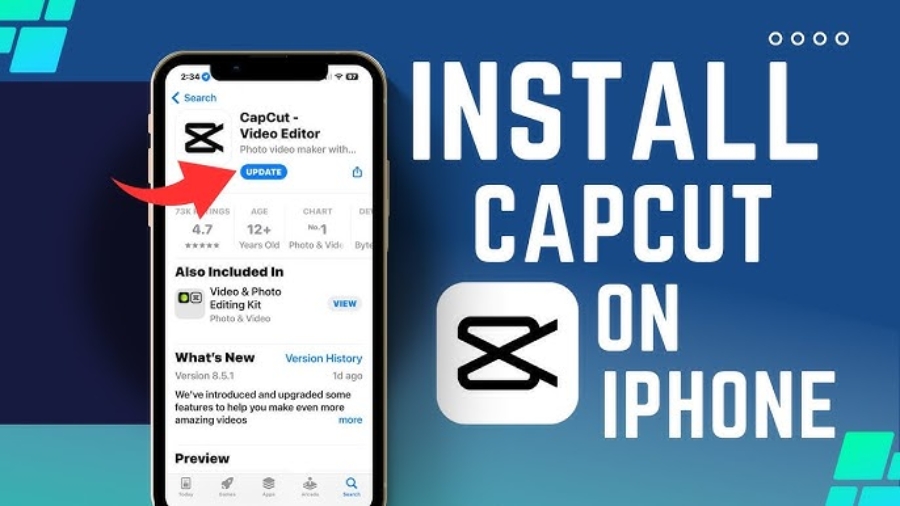 How to Install Capcut Video Editor App on iPhone?
