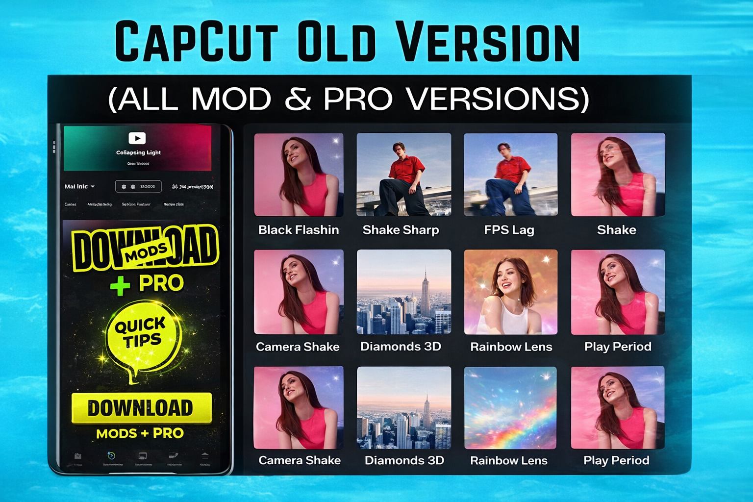 Download CapCut Old Version All MOD APK Versions