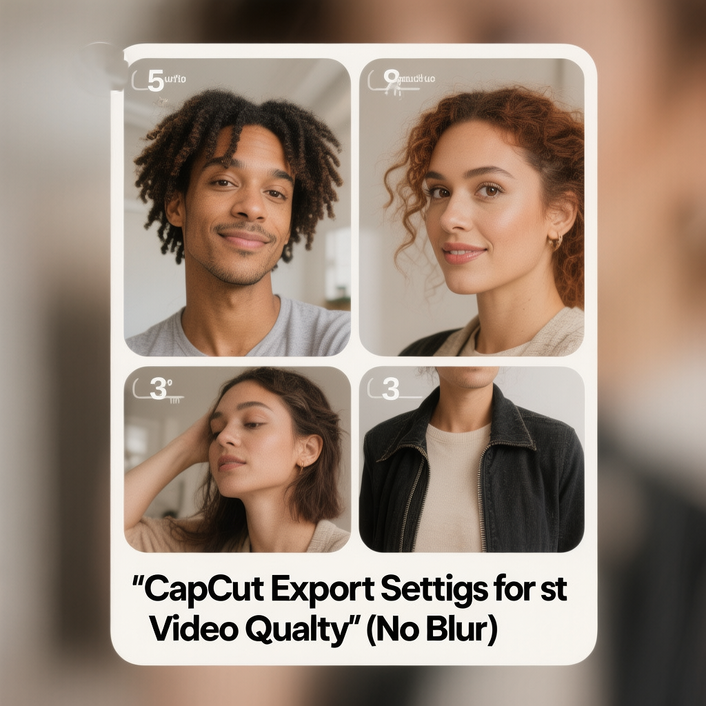 CapCut Export Settings for Best Video Quality (No Blur)
