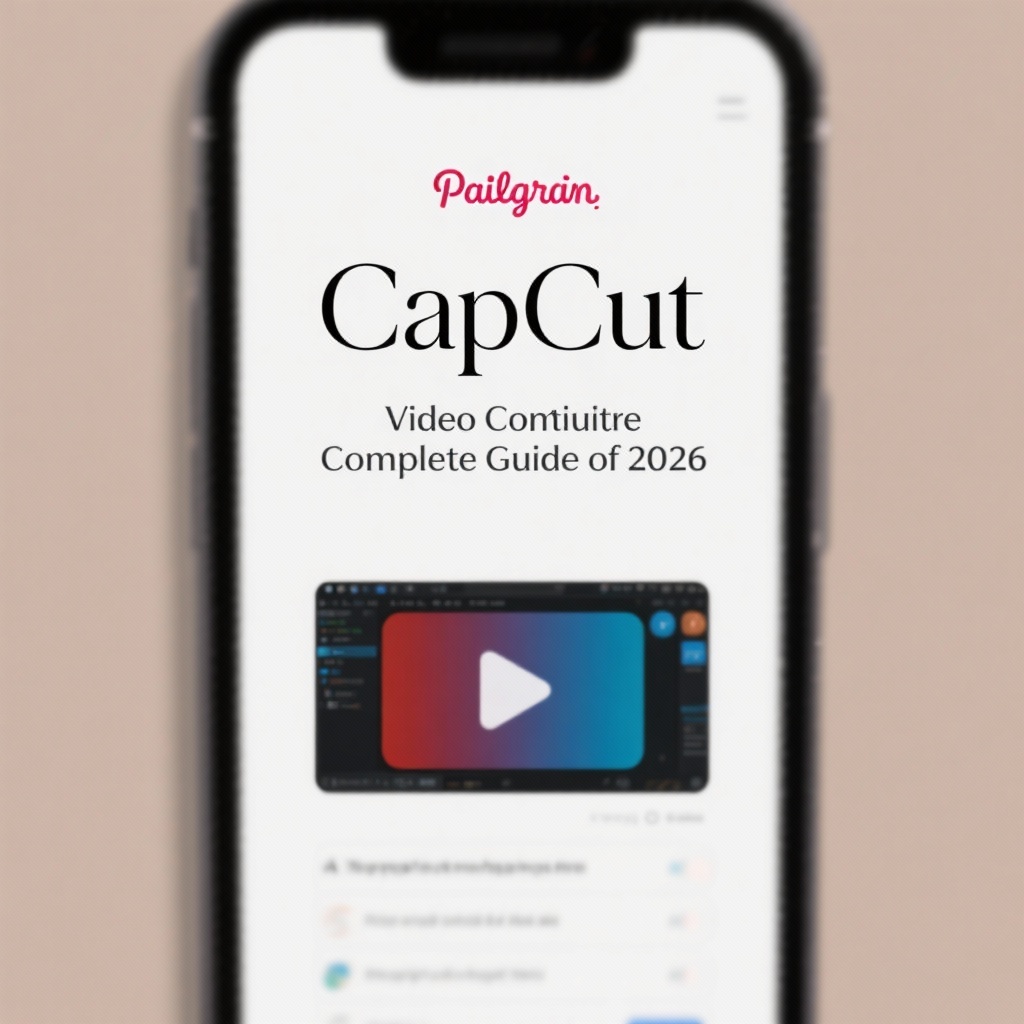 CapCut Video Editor Complete Guide of 2026