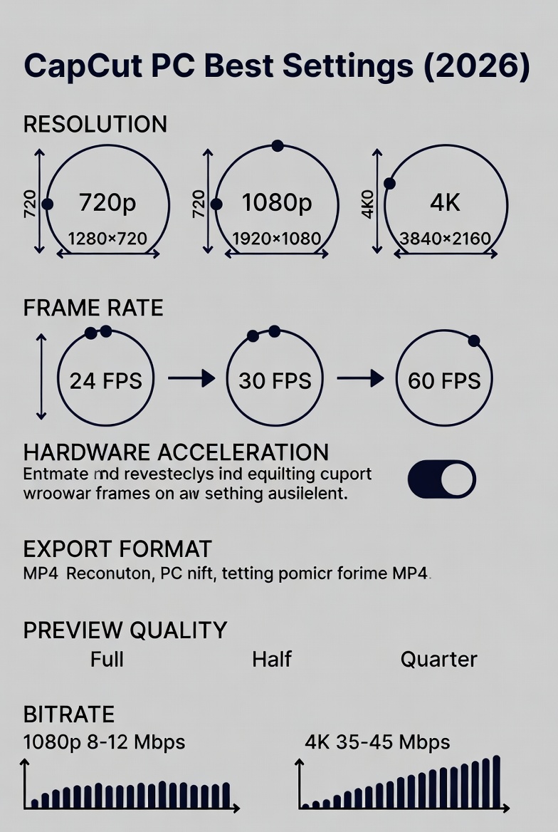 CapCut PC Best Settings (2026)