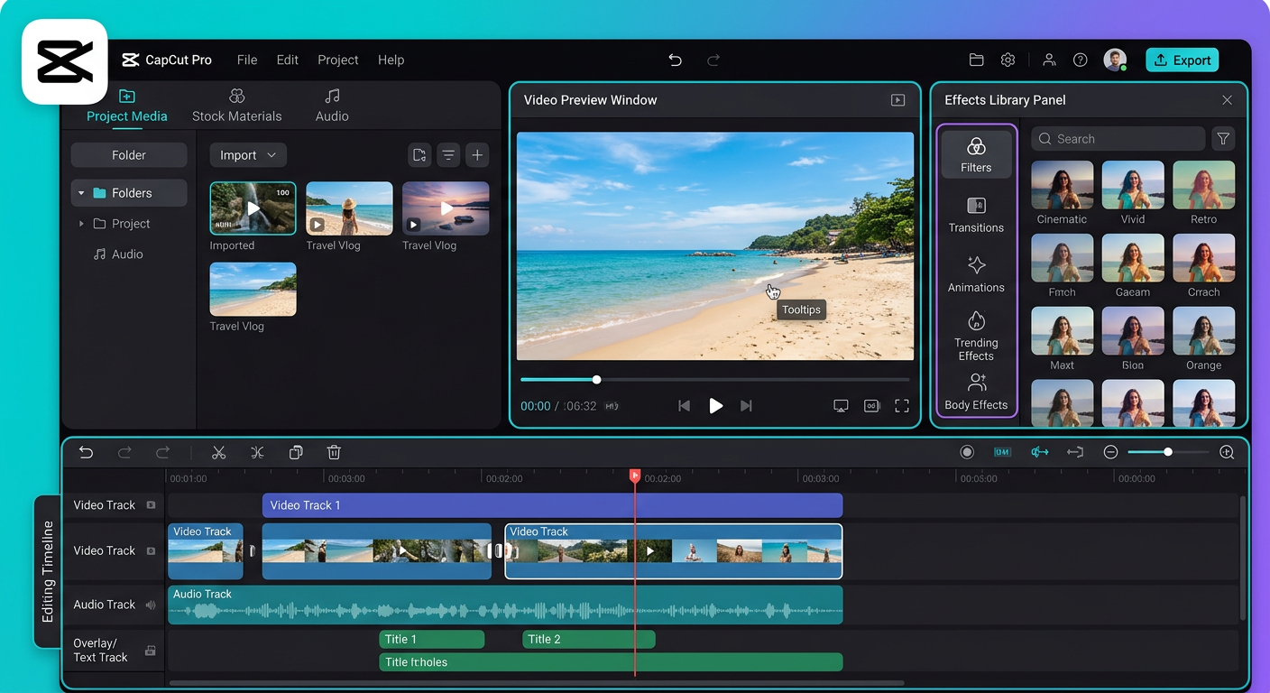 CapCut Pro Effects Library